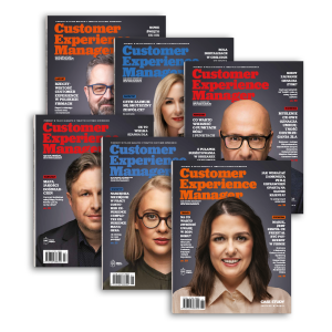 Sześć numerów magazynu "Customer Experience Manager", wydania z 2023 roku 